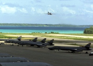 B-1 Bombers on Diego Garcia -- Phillip Wood Malaysia Airline MH-370