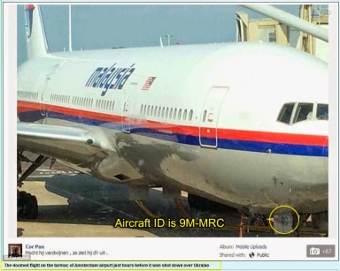 MH17 wrong tale identification number